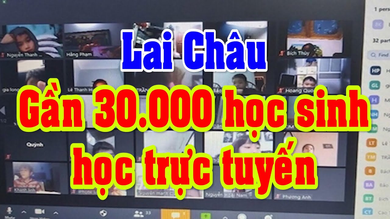 Lai Châu - Gần 30.000 học sinh học trực tuyến