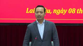 LAI CHÂU - TRUNG TÂM CHỈ HUY PHÒNG CHỐNG DỊCH COVID-19 TỈNH HỌP TRỰC TUYẾN
